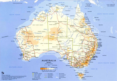 Map of Australia